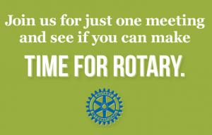Rotary - lunchtime meeting